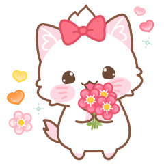 子ねこモニカのかわいいスタンプpetit02