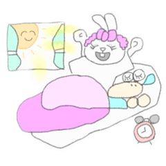 うさぎとかめ　毎日のんびりスタンプ