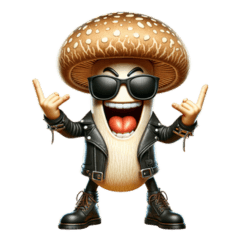 BIGスタンプ冒険好きな椎茸の日常 2