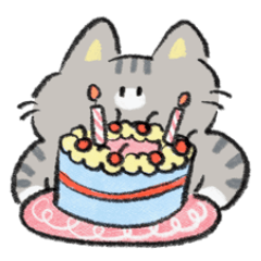 Money , gray white sock cat daily