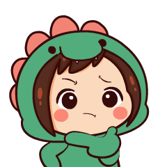 Carmen Dino Green : Animated Stickers