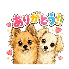Doggy Duo Stickers