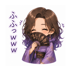 ミニキャラスタンプ-REIKO