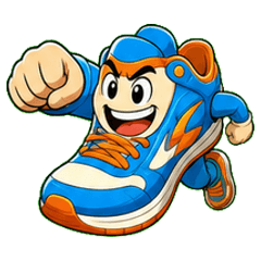 スニーカー全力ダッシュ