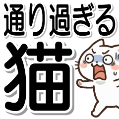通り過ぎる猫