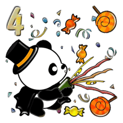 【大きめ文字】パンダの秋 Vol.４