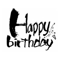 おらの筆文字英語編