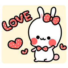 くっきり可愛いウサギ