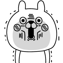 気が緩んでるうさぎ慰め同情