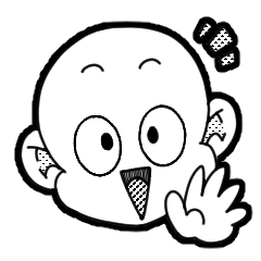 漫画表現顔だけスタンプ