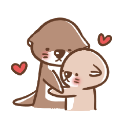 可愛いカワウソたち