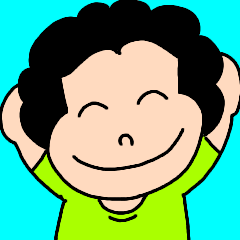 元気なお母さんのスタンプ