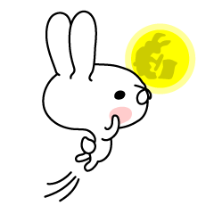 うさぎの使えるスタンプ 2