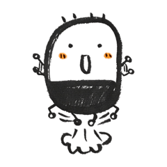 黒パンツマン(スケルトンver.)