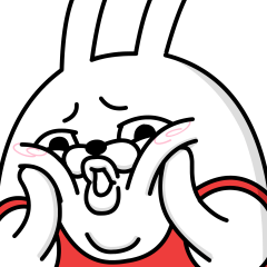 動く 擦れぽちゃうさぎ