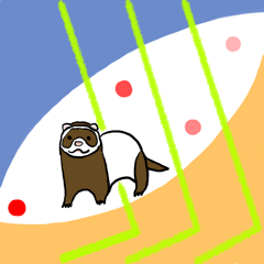 フェレット　スタンプ　#2