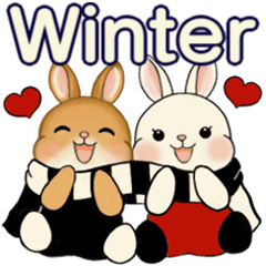ラブリーうさぎさん  ♡ 冬・年末年始