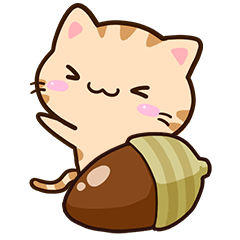 小さいトラネコ☆秋