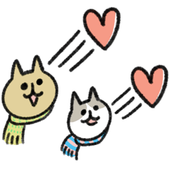 シュッとしたネコ２９　冬