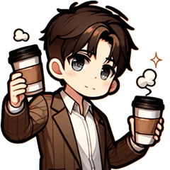 仕事しまくりの男