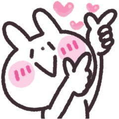 【ほのぼのうさぎさんの旅♡】　挨拶編　2