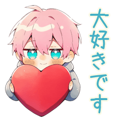 気持ちを伝えるジト目パーカーくん