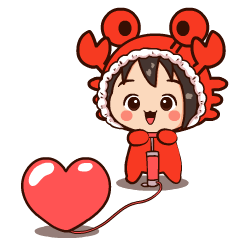 Chibi Crab 2 : Animated Stickers