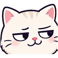ズーム猫の変顔