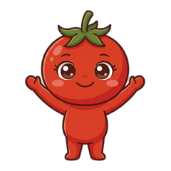 トマトのゆるダジャレスタンプ