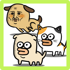 犬ちゃんと猫ちゃん