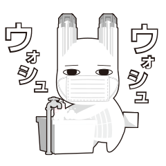 とちょうさぎのSTAY HOMEスタンプ