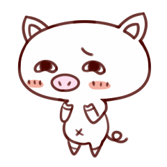 かわいい豚のぶた丸ちゃん