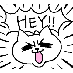 ハイテンションなねこ