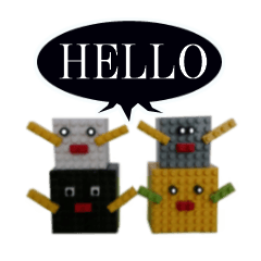 キューブくんとお友達