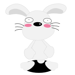 Moving rabbit by Chinese