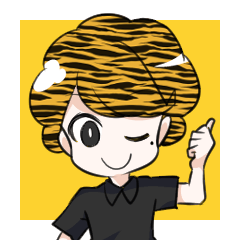 ナナコちゃんのお仕事頑張る敬語スタンプ