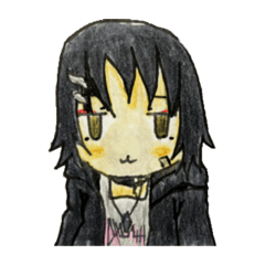 パンク風ガール