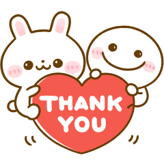 飛び出す♡うさぎさんとちびマロ