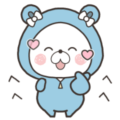 気持ちを伝える♡くまぽこ×リボン＆アクマ