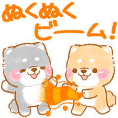 ▶飛び出す❤️やさしい冬❤️いやしばいぬ