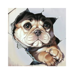 となりのパグ次郎_silent