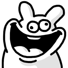 Buy my White Bunny 14 (Abstract)