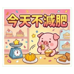 Pig, not dieting today.