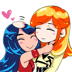 百合母娘スタンプ