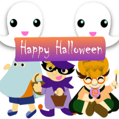 動く ハロウィンキッズ！