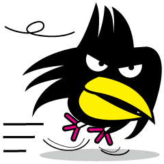 黄色クチバシの鳥さん