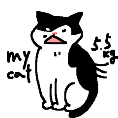 うちのネコ5.5kg