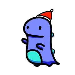 Purple Monster 2 Christmas