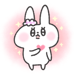 女子うさぎ 文字少なめ編