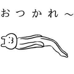 ぬるっと動く★関西弁の白ウサギ5